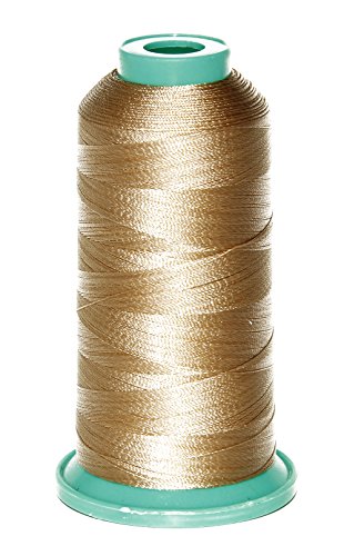 Product Cover Ms Fenda 1800 Yard Elastic Nylon Sewing Thread for Wig Makers (Beige)