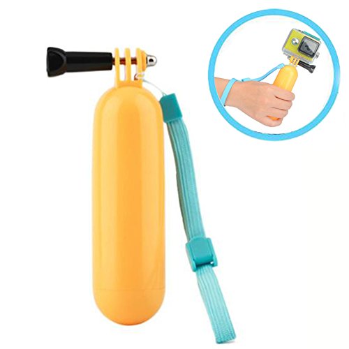 Product Cover Walway Floating Hand Grip Floaty Handheld Monopod for GoPro Hero 6/5/ 5 Session/ 4 Session/ 4/3+/ 3/2/1, SJ4000/SJ5000, with Long Handle Screw and Wrist Strap