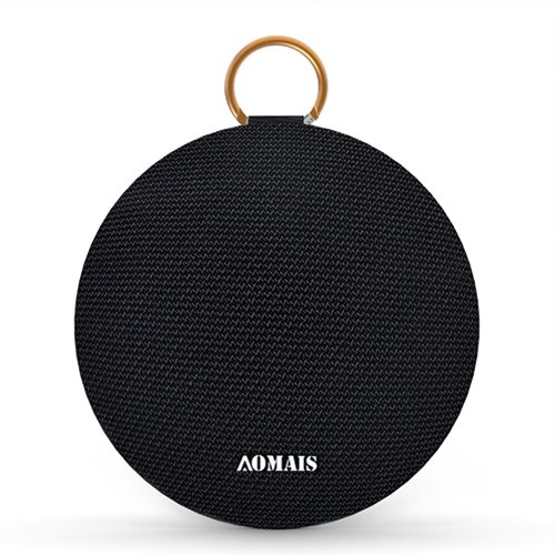 Product Cover AOMAIS Ball Bluetooth Speakers, Wireless Portable Bluetooth Speaker IPX7 Waterproof, 15W Superior Surround Sound with DSP, Stereo Pairing for Outdoor,Travel,Shower,Beach,Party (Black)