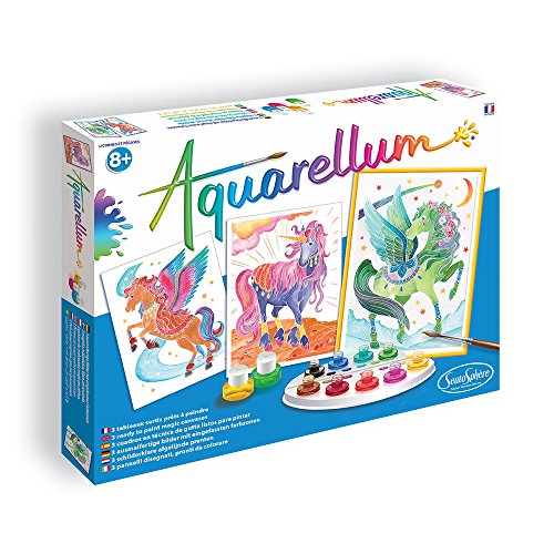 Product Cover SentoSphere Aquarellum Watercolor Paint Set - Unicorn and Pegasus