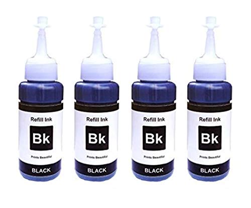 Product Cover PREMIUM Epson Compatible Black Refill Ink , 300 ml (75 x 4 Bottles) for L100, L120, L130, L200, L210, L220, L230, L300, L310, L350, L355, L360, L361, L365, L385, L455, L485, L550, L565, L605, L655