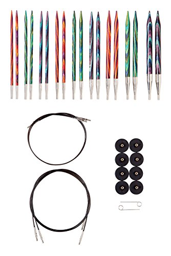Product Cover Knit Picks Options Wood Interchangeable Knitting Needles Set - US 4-11 (Mosaic)