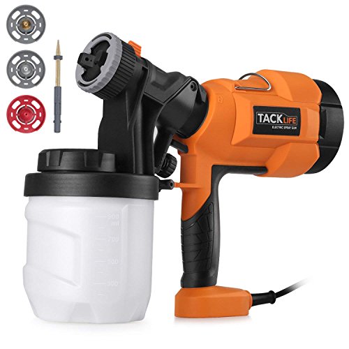 Product Cover Paint Sprayer 800ml/min, Electric Spray Gun with Three Spray Patterns, Four Nozzle Sizes, Adjustable Valve Knob, Quick Refill Lid and 900ml Detachable Container