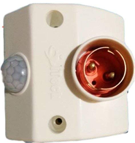 Product Cover iTeck Plastic PIR Motion Sensor Lamp Holder, 6x6x2cm (White)