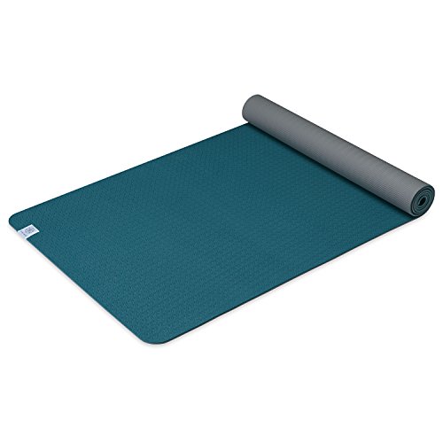 Product Cover Gaiam Yoga Mat Performance TPE Exercise & Fitness Mat for All Types of Yoga, Pilates & Floor Exercises, Lake