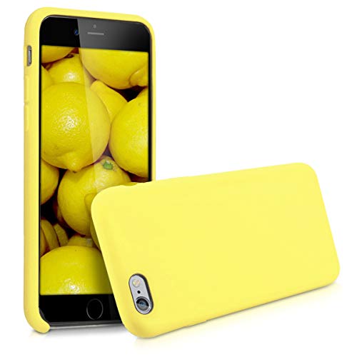 Product Cover kwmobile TPU Silicone Case for Apple iPhone 6 / 6S - Soft Flexible Rubber Protective Cover - Pastel Yellow