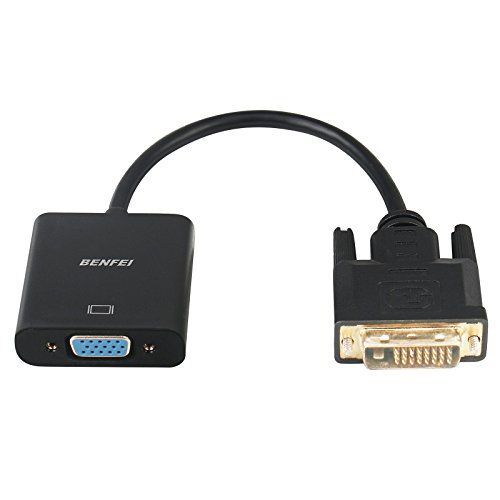 Product Cover Active DVI-D to VGA Adapter, Benfei DVI-D 24+1 to VGA Male to Female Adapter