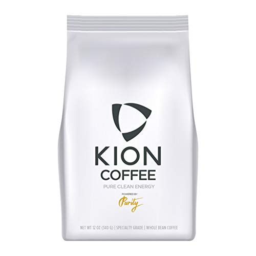 Product Cover Kion Organic Coffee | Best Tasting, Purest, Highest Antioxidant, Healthiest Whole Bean Coffee | Medium Roast 12 Oz (1 Pack)