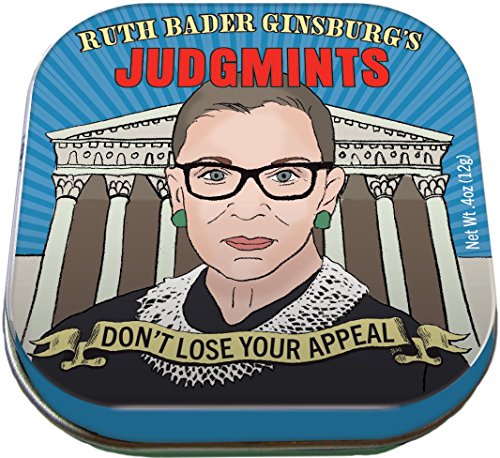 Product Cover Ruth Bader Ginsburg's JudgMints Mints - 1 Small Tin 1.75 x 1.75