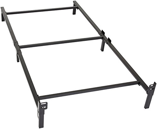Product Cover Amazon Basics 6-Leg Support Metal Bed Frame - Strong Support for Box Spring and Mattress Set - Twin Size Bed