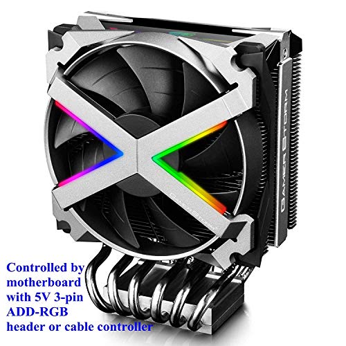 Product Cover DEEPCOOL FRYZEN Air CPU Cooler for AMD TR4/AM4, Addressable RGB for Top Cover and Fan Frame with Motherboard SYNC Control, 6 Heatpipes, Premium All-Aluminum Fan Frame with Inverse Double-bladed Fan