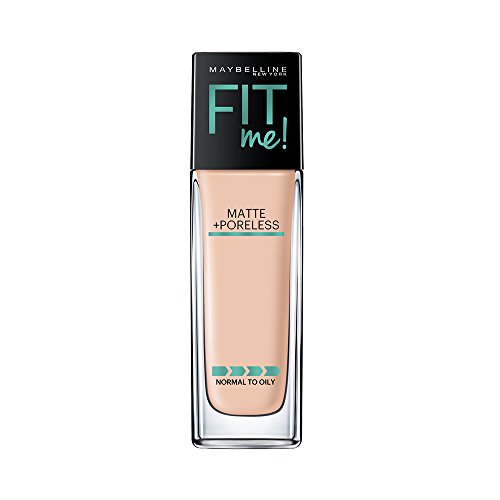 Product Cover Maybelline New York Fit Me Matte+Poreless Liquid Foundation (With Pump), 115 Ivory, 30ml