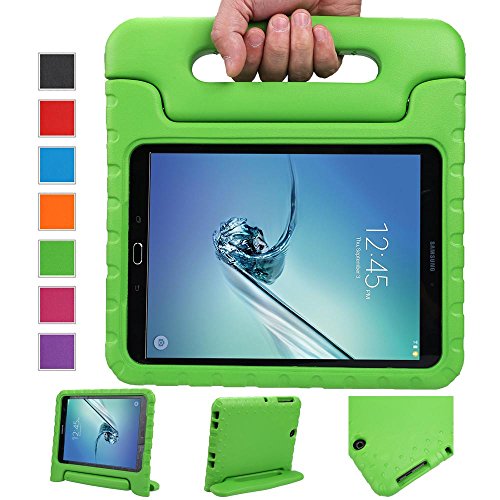 Product Cover NEWSTYLE Tab S2 9.7 Shockproof Case Light Weight Kids Case Super Protection Cover Handle Stand Case for Kids Children for Samsung Galaxy Tab S2 9.7-inch Tablet SM-T810 SM-T815 (Green)