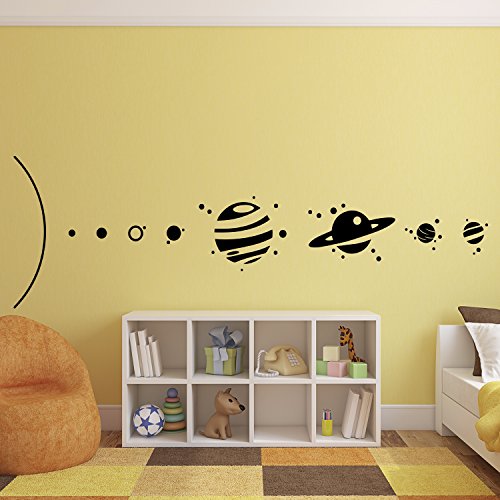 Product Cover Solar System Outer Space Planets Vinyl Wall Art Stickers - 23