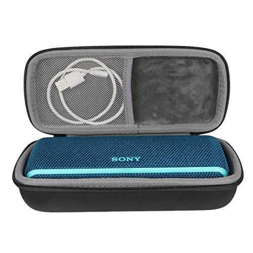Product Cover Hard EVA Travel Case for Sony SRS-XB21 Portable Wireless Bluetooth Speaker SRSXB21/B by co2crea (Black)