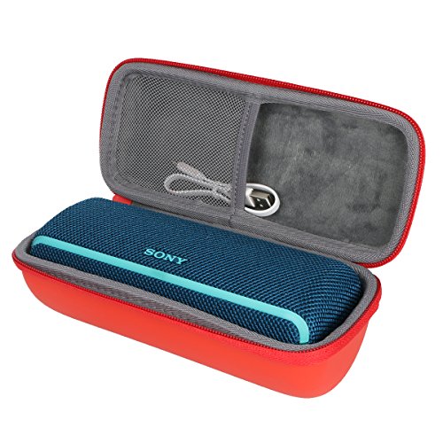 Product Cover Hard EVA Travel Case for Sony SRS-XB21 Portable Wireless Bluetooth Speaker by co2crea (Red)