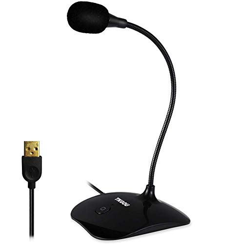 Product Cover USB Microphone for Computer - Plug&Play Recording Microphone with Mute Button - Compatible with PC, Laptop, Mac, ps4 - Ideal for YouTube,Skype,Gaming,Podcast(1.5m /5ft)