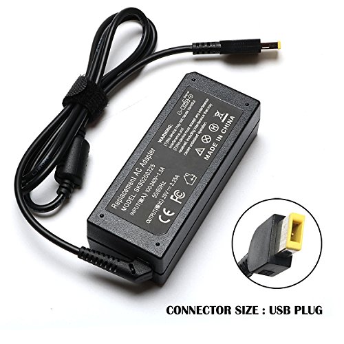 Product Cover 65W 20V 3.25A AC Adapter Laptop Charger for Lenovo Thinkpad T430 T440 T440S T440P T450 T460 T460S T540P T560 E440 E450 E550 E560 G50 G50-45 G50-70 G50-80 Z50 Z50-70 Z50-75 Power Supply Cord Plug