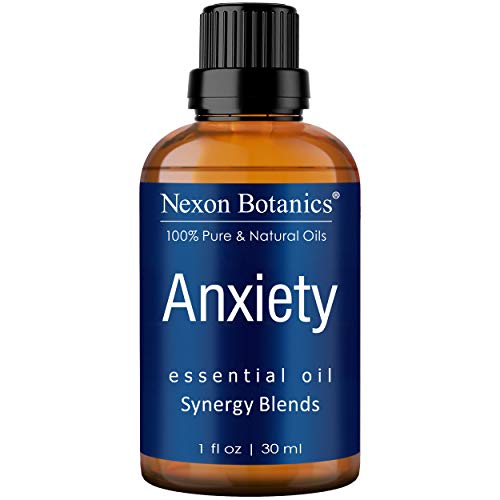 Product Cover Nexon Botanics Anxiety Essential Oil Blend 30 ml - Diffuses Stress Away, Stress Relief Essential Oil - Relaxation, Calming Essential Oils - Can be Used for Aromatherapy Such as Diffuser