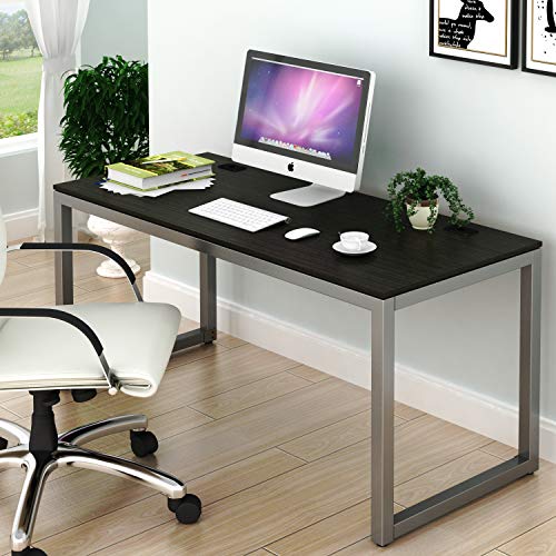 Product Cover SHW Home Office 55-Inch Large Computer Desk, Espresso