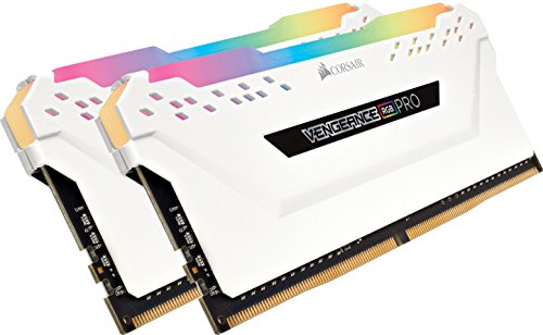 Product Cover CORSAIR VENGEANCE RGB PRO 16GB (2x8GB) DDR4 3600MHz C18 LED Desktop Memory - White