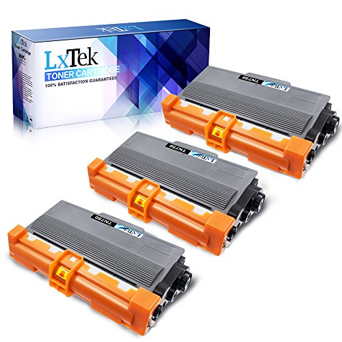 Product Cover LxTek Compatible Toner Cartridge Replacement for Brother TN750 TN-750 TN720 TN-720 to use with DCP-8110DN HL-5470DW HL-5450DN HL-6180DW MFC-8510DN MFC-8710DW MFC-8910DW MFC-8950DW (3 Black High Yield)