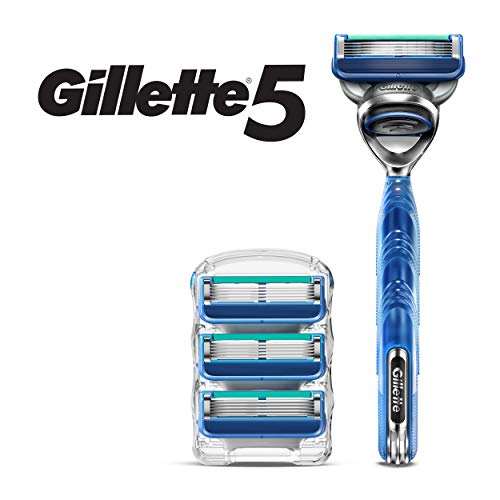 Product Cover Gillette5 Men's Razor Handle + 4 Blade Refills