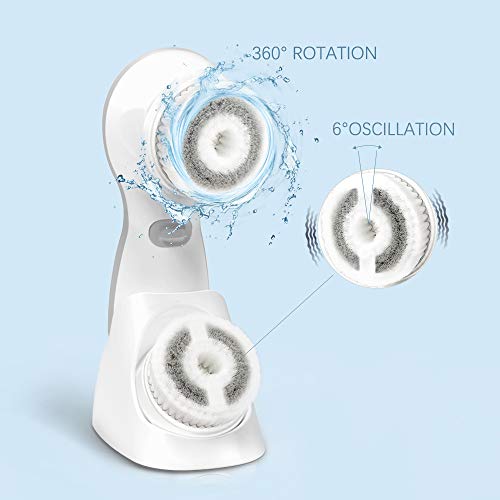 Product Cover TOUCHBeauty Waterproof Electric Facial Brush with 360 degree Spin Brush and Oscillation Vibration Brush for Deeply Cleansing Facial Exfoliator Microdermabrasion