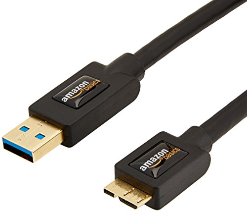 Product Cover AmazonBasics USB 3.0 Cable - A-Male to Micro-B - 9 Feet (2.7 Meters), 5-Pack