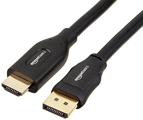 Product Cover AmazonBasics Audio Video DisplayPort to HDMI Adapter Cable - 15 Feet, 10-Pack