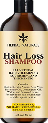 Product Cover Premium Hair Loss Shampoo - Infused with Biotin, Rosemary Oil, Natural Ingredients - Provides Hair Growth Stimulation, Hair Thickening, Nourishment adds Volume, All Hair Types Men and Women 16 fl Oz