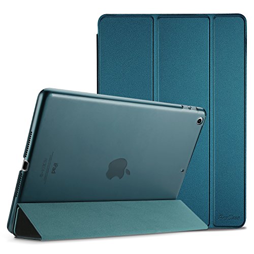 Product Cover Procase iPad 9.7 Case 2018 iPad 6th Generation Case / 2017 iPad 5th Generation Case - Ultra Slim Lightweight Stand Case with Translucent Frosted Back Smart Cover for Apple iPad 9.7 Inch -Teal