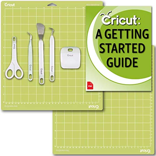 Product Cover Cricut Machine Basic Tools Set, 2 Pack 12x12 Cutting Mats and Beginner eGuide Bundle