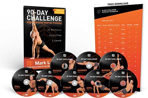 Product Cover Mark Lauren Workout DVD - Bodyweight 90-Day Challenge | Total Fitness Bodyweight Exercise Program 