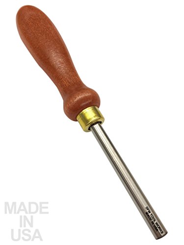 Product Cover DFM Tool Works Cabinet Scraper Burnisher Tool - MADE IN USA - with Hard Maple Handle and Super Hard High Speed Steel Rod
