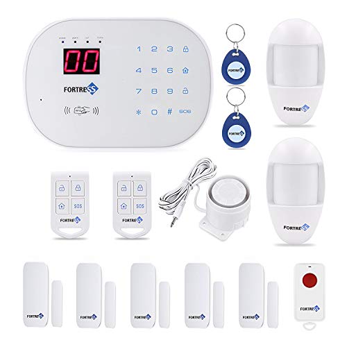 Product Cover Compatible with Alexa -App Controlled Updated S03 WiFi and Landline Security Alarm System Classic Kit Wireless DIY Home Security System by Fortress Security Store- Easy to Install