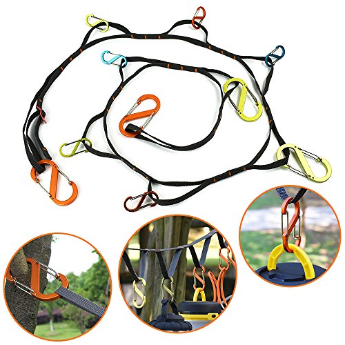 Product Cover Outdoor Camping lanyard with Hook, Camping Rope Outdoor Storage Rope Outdoor Travel Camping Clothesline Camping Outdoor Tent Accessories Can be Hung Various Sizes of Kettles, Mugs, Mugs, Pots, Bowls