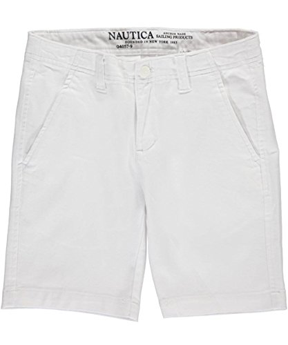 Product Cover Nautica Boys' Solid Flat Front Short