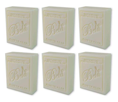 Product Cover Bela Bath & Beauty, Extra Creamy Goats Milk Gift, Triple Milled Moisturizing Soap Bars, No Harsh Ingredients, 3.5 oz each - 6 Pack