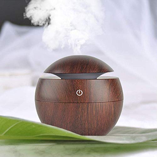 Product Cover SHOPPOSTREET Mini Portable Wood Aromatherapy Humidifier Office Desktop Home Travel Water Spray Mist Humidifier
