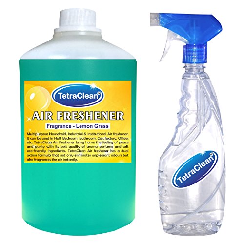 Product Cover Tetraclean Multipurpose Lemon Grass Fragrance Air Freshener With Free Spray Bottle(1100ml)