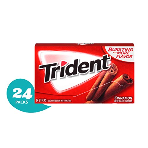 Product Cover Trident Cinnamon Sugar Free Gum - 24 Packs (336 Pieces Total)