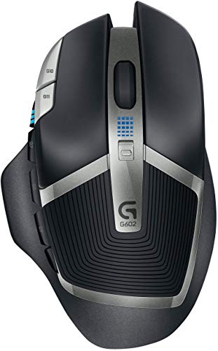 Product Cover Logitech G602 Wireless Gaming Mouse with 250 Hour Battery Life  [video game] (Renewed)