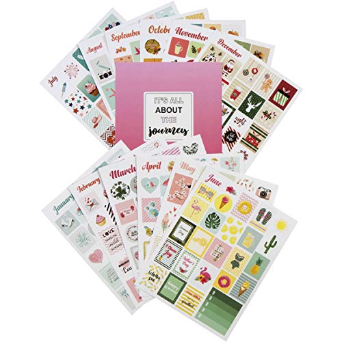 Product Cover Lamare Holiday Seasonal Planner Stickers Set - Seasonal Monthly Stickers Pack 12 Sheets
