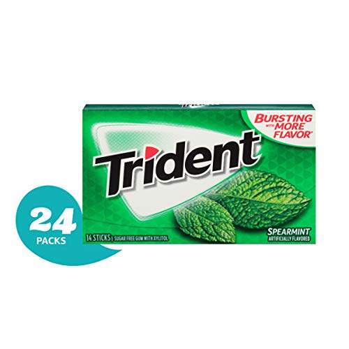 Product Cover Trident Spearmint Sugar Free Gum - 24 Pack (336Piece Total)