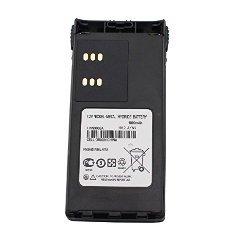 Product Cover Karier HNN9008A HNN9008 1800mAh Replacement Ni-MH Battery with Belt Clip for Motorola HT750 HT1250 GP320 GP328 PRO5150 MTX960