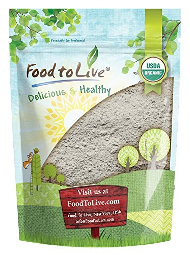 Product Cover Organic Dark Rye Flour by Food to Live (Whole Grain, Non-GMO, Stone Ground, Kosher, Raw, Vegan, Bulk, Great for Baking Bread, Product of the USA) - 1 Pound