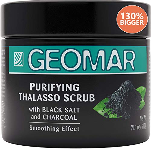 Product Cover Charcoal Scrub | Pore Minimizer Exfoliating Body Scrub | 21oz Natural Exfoliating Body Scrub, Powerful Formula to Reduce Wrinkles, Acne, Psoriasis, Blemishes, Eczema and Dry Skin. 2-Step Fast Anti Cellulite Treatment
