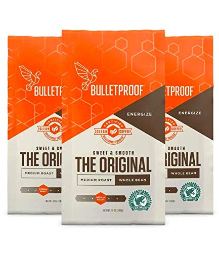 Product Cover Bulletproof The Original Whole Bean Coffee, Premium Medium Roast Organic Beans, 3-Pack