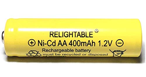 Product Cover RELIGHTABLE 400mAh AA NiCd 1.2v Rechargeable Batteries Garden Solar Ni-Cd Light LED F (Pack of 20)